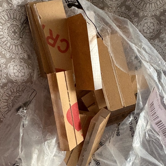 Acrylic Arched Table Number Signs Set - White Script Numbers - Picture 3 of 3